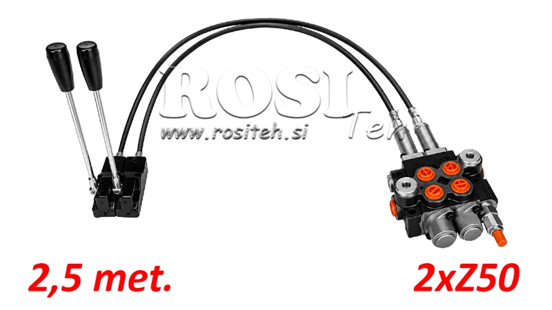 KIT 2xZ50 + JOYSTICK 1 POZICIJA L2500