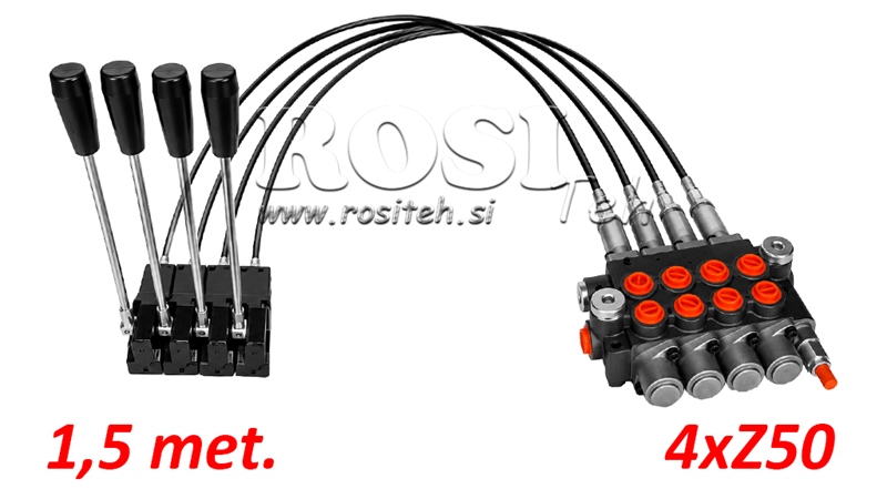 KIT 4xZ50 + JOYSTICK 1 POZICIJA L1500