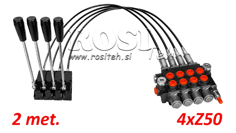 KIT 4xZ50 + JOYSTICK 1 POZICIJA L2000