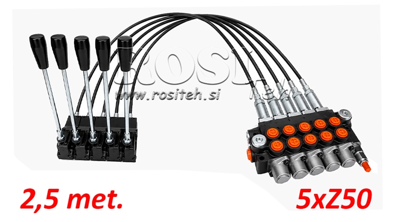 KIT 5xZ80 + JOYSTICK 1 POZICIJA L2500