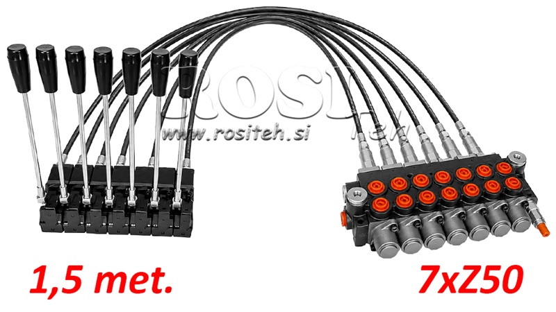 KIT 7xZ50 + JOYSTICK 1 POZICIJA L1500