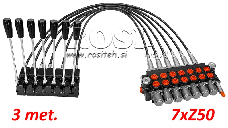 KIT 7xZ50 + JOYSTICK 1 POZICIJA L3000
