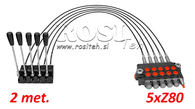 KIT 5xZ80 + JOYSTICK 1 POZICIJA L2000