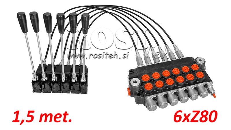 KIT 6xZ80 + JOYSTICK 1 POZICIJA L1500