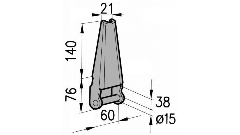 MUŠKI PRODUŽENI NOSAČ