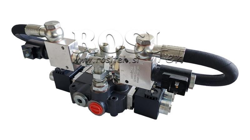 HIDRAULIČNI VENTIL 2xZ80 12V DC S FLOATING FUNKCIJOM