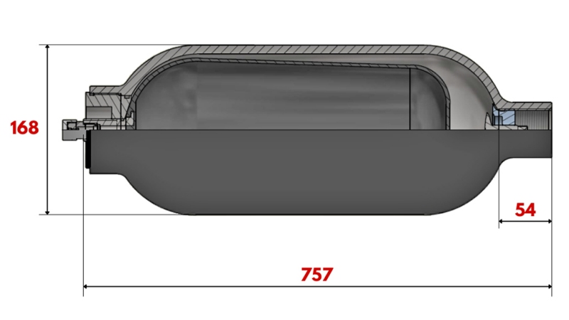 HIDRAULIČNI AKUMULATOR 10 LIT - BSP 1