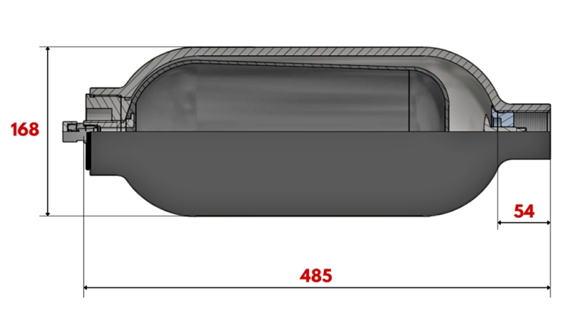 HIDRAULIČNI AKUMULATOR 6 LIT - BSP 1