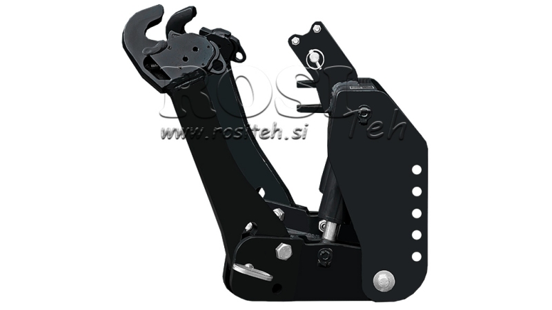 UNIVERZALNI KIT PREDNJA ČELNA HIDRAULIKA 2KAT ZA TRAKTOR 1500kg CRNA (RAL 9005)