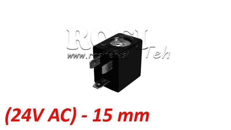(15) EL. MAG. COIL 24V AC 4VA ZA PNEUMATSKI VENTIL 1/8