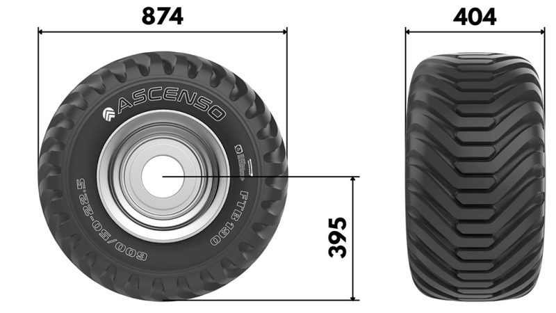 GUMA 400/60-15,5 TR 882 16pl SA FELGOM 13,00X15,5
