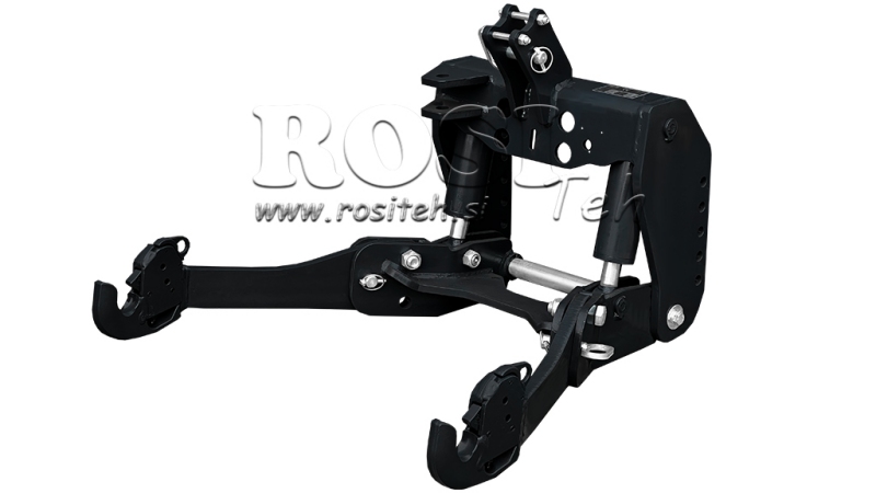 UNIVERZALNI KIT PREDNJA ČELNA HIDRAULIKA 2KAT ZA TRAKTOR 1500kg CRNA (RAL 9005)
