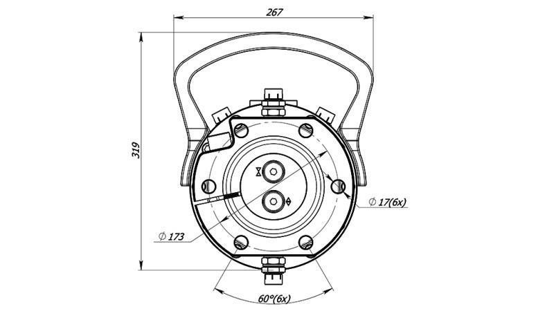 HIDRAULIČKI ROTATOR 12000/6000 KG S FLANŠOM