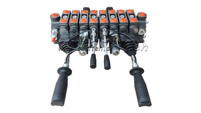 HIDRAULSKI VENTIL HIAB 8xPC70   2x JOYSTICK - ELEKTRIČNA KONTROLA 12V