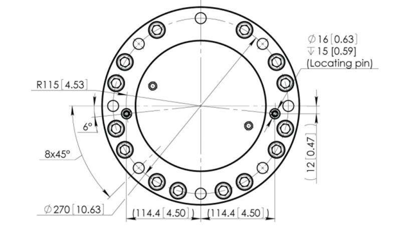 HIDRAULIČKI ROTATOR CPR8-01 33000-8000 KG
