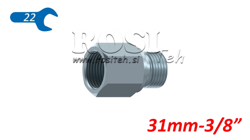 HIDRAULIČNI ADAPTER PRODUŽENI MUŠKI-ŽENSKI 3/8