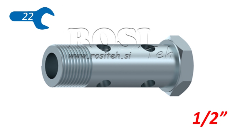 HIDRAULIČNI ŠUPLJI VIJAK DUPLI 1/2