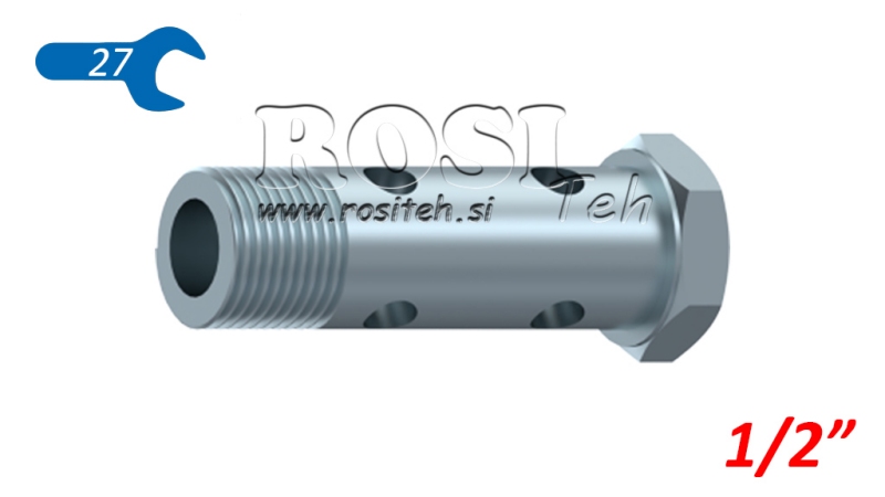 HIDRAULIČNI ŠUPLJI VIJAK DUPLI 1/2