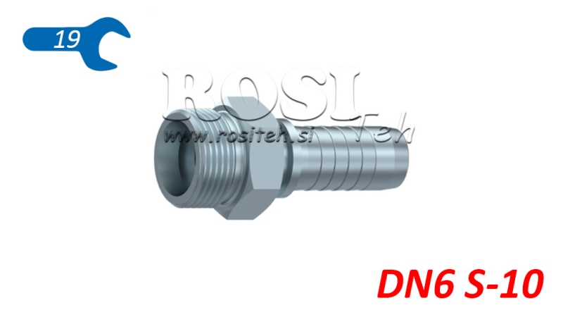 HIDRAULIČNI PRIKLJUČAK CES 10 S MUŠKI DN6-M18x1,5