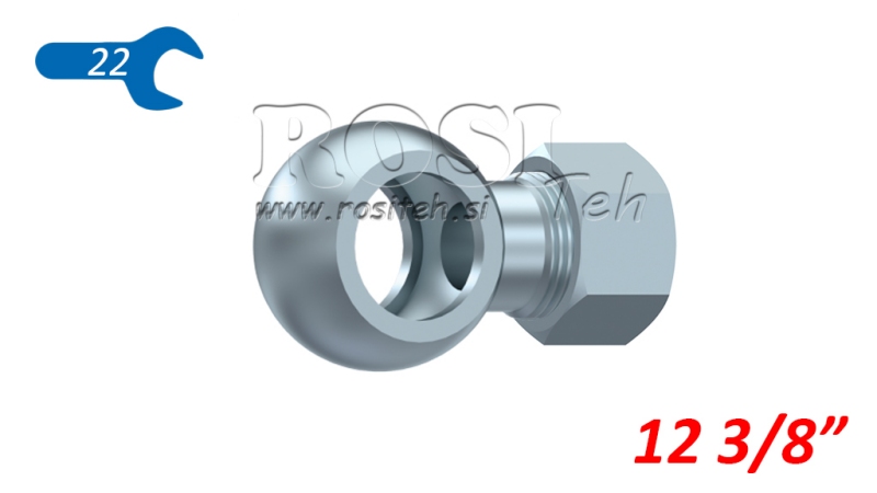 METALNA CIJEV BANJO 3/8 S MATICOM