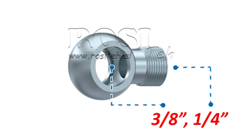 HIDRAULIČNI PRIKLJUČAK OČNI 1/4-3/8