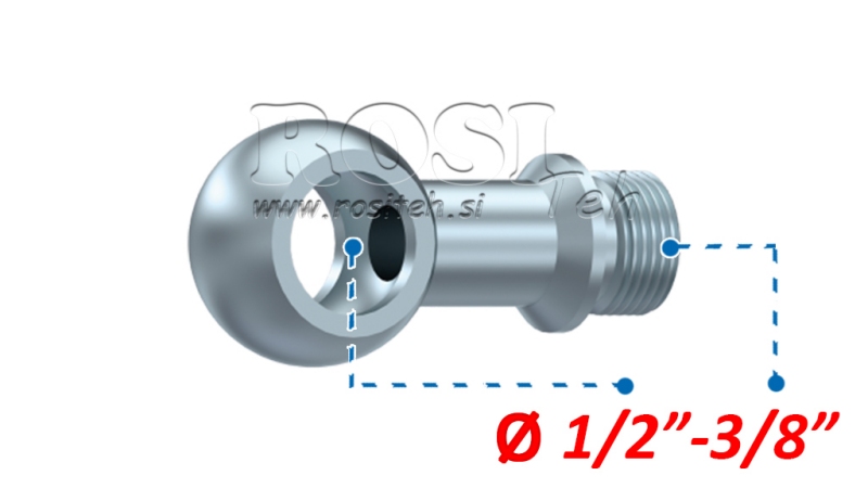 HIDRAULIČNI PRIKLJUČAK OČNI 1/2-3/8
