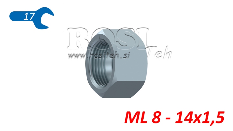 HIDRAULIČNA MATICA ML 8 - 14x1,5
