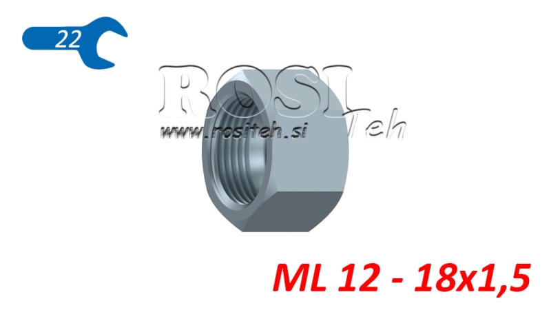HIDRAULIČNA MATICA ML 12 - 18x1,5