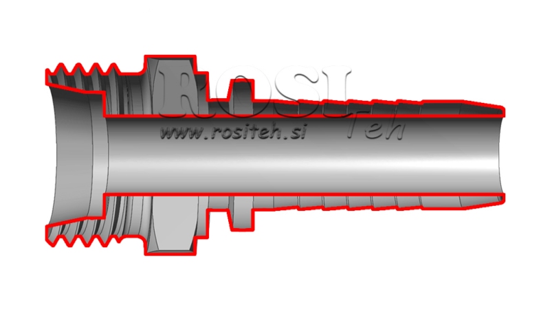 HIDRAULIČNI PRIKLJUČAK CES 10 S MUŠKI DN6-M18x1,5