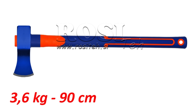 SJEKIRA ZA CIJEPANJE DRVA S KARBON DRŠKOM - A621 3,6 kg - 90 cm