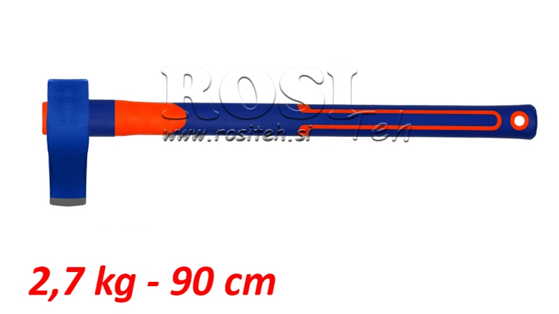SJEKIRA ZA CIJEPANJE DRVA S KARBON DRŠKOM - A623 2,7 kg - 90 cm