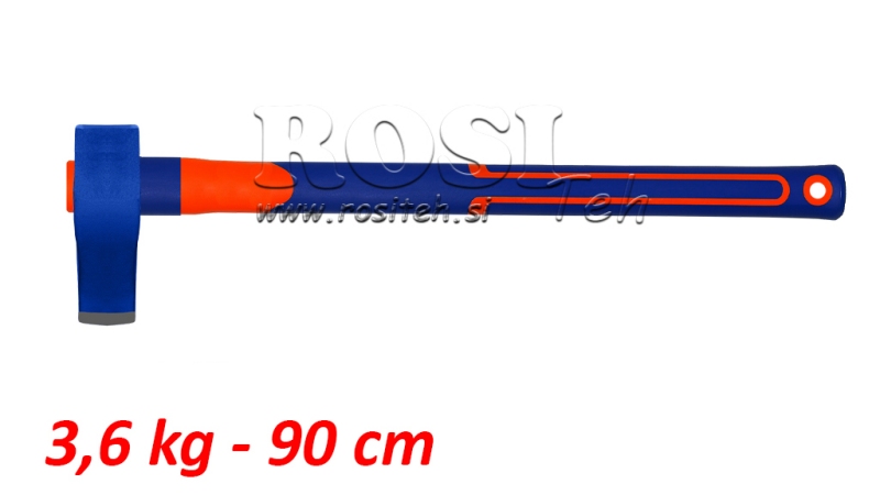 SJEKIRA ZA CIJEPANJE DRVA S KARBON DRŠKOM - A623 3,6 kg - 90 cm