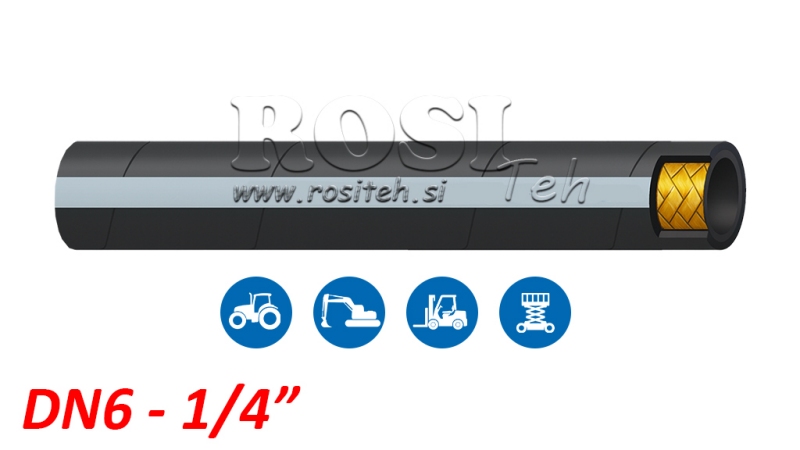 HIDRAULIČNA CIJEV DN6 1SN (1/4) 255BAR