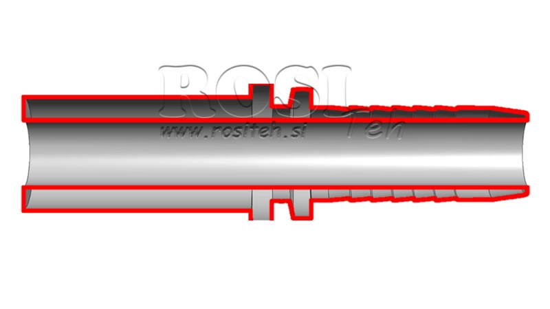 HIDRAULIČNI PRIKLJUČAK CIJEVNI PRIJELAZ RAVNI DN5-d.6