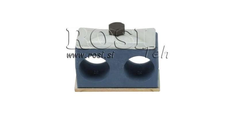 DRŽAČ CIJEVI FI 18 - DVOJNI