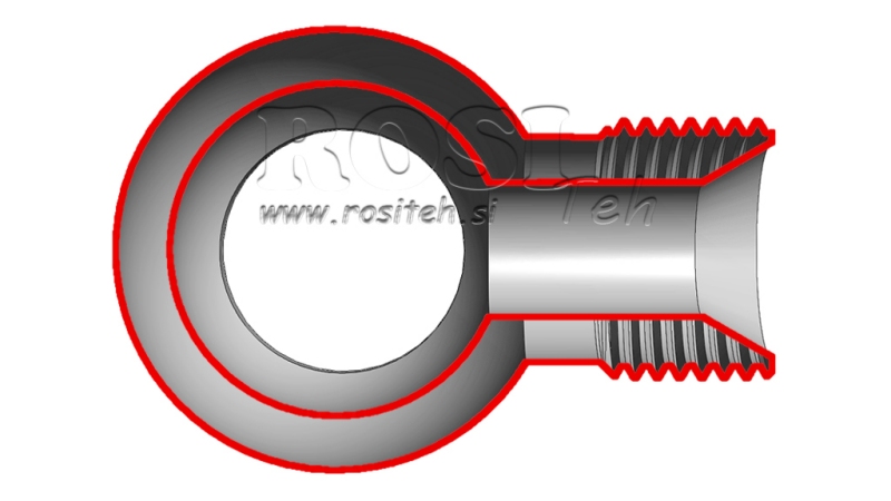 HIDRAULIČNI PRIKLJUČAK OČNI 3/4-3/4