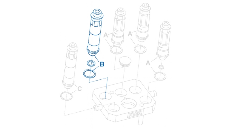 MUŠKA BRZA SPOJKA ZA MULTI-FASTER 9/16 3PLK 3PLV B MOBILNI DIO