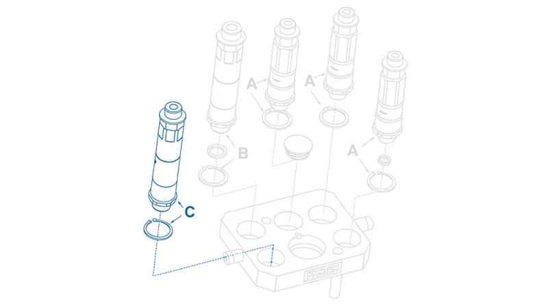 MUŠKA BRZA SPOJKA ZA MULTI-FASTER 9/16 3PLK 3PLV C MOBILNI DIO