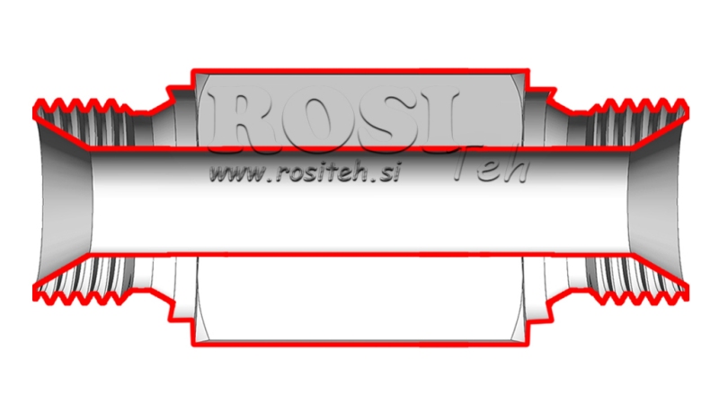 HIDRAULIČNI ADAPTER MUŠKI-MUŠKI 1/4