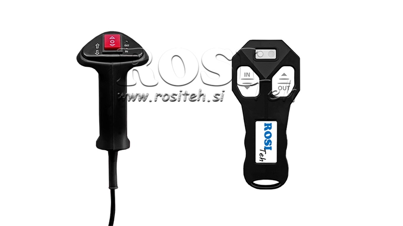 24 V ELEKTRIČNO VITLO RS-20000 - 9100 KG - ČELIČNO UŽE - ECO
