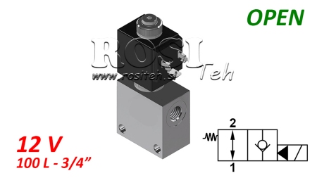 2 PUTNI VENTIL 3/4 (NO) 12V - 120lit