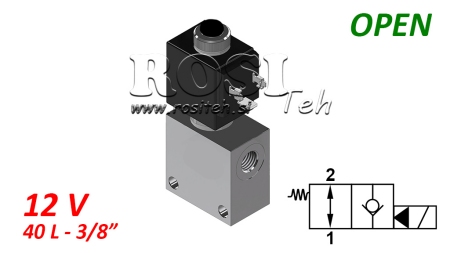 2 PUTNI VENTIL 3/8 (NO) 12V - 40lit