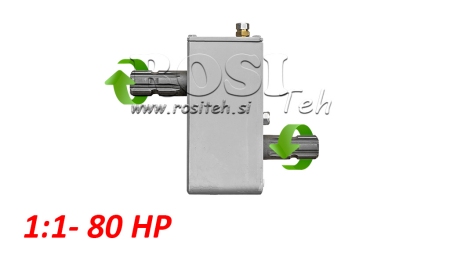 TRAKTORSKI REDUKTOR - INVERZIJA 1:1 (80HP-60kW) MUŠKI-MUŠKI