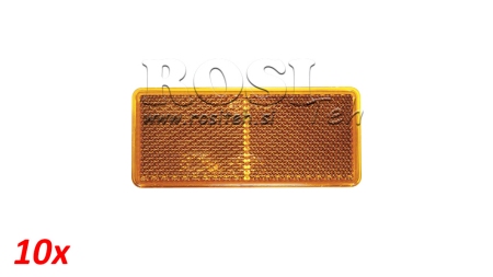 REFLEKTIRAJUČI PRAVOKOTNIK NARANĐASTI 105x48 (10kom)