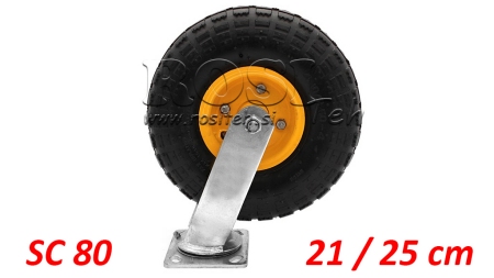 PNEUMATSKO KOLO 21/25cm OKRETNO PODNOŽJE SC80