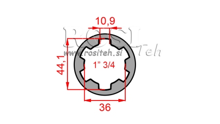 KARDANSKI ADAPTER ČAHURA 1-3/4 (80 mm)