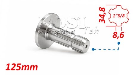 KARDANSKI ADAPTER S PRIRUBNICOM 1-3/8 (125 mm)