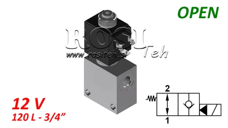 2 PUTNI VENTIL 3/4 (NO) 12V - 120lit