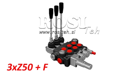 HIDRAULIČNI VENTIL 3xZ50 + PLIVAJUČI (za ralicu)