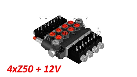 HIDRAULIČNI VENTIL 4xZ50+12V DC